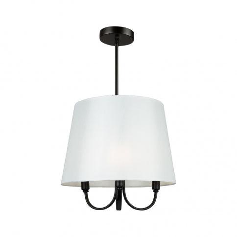 Steel Arch Arm with Fabric Shade Pendant - LV LIGHTING