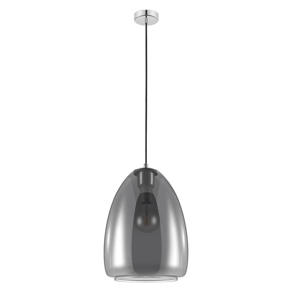 Chrome with Dark Clear Shade - LV LIGHTING