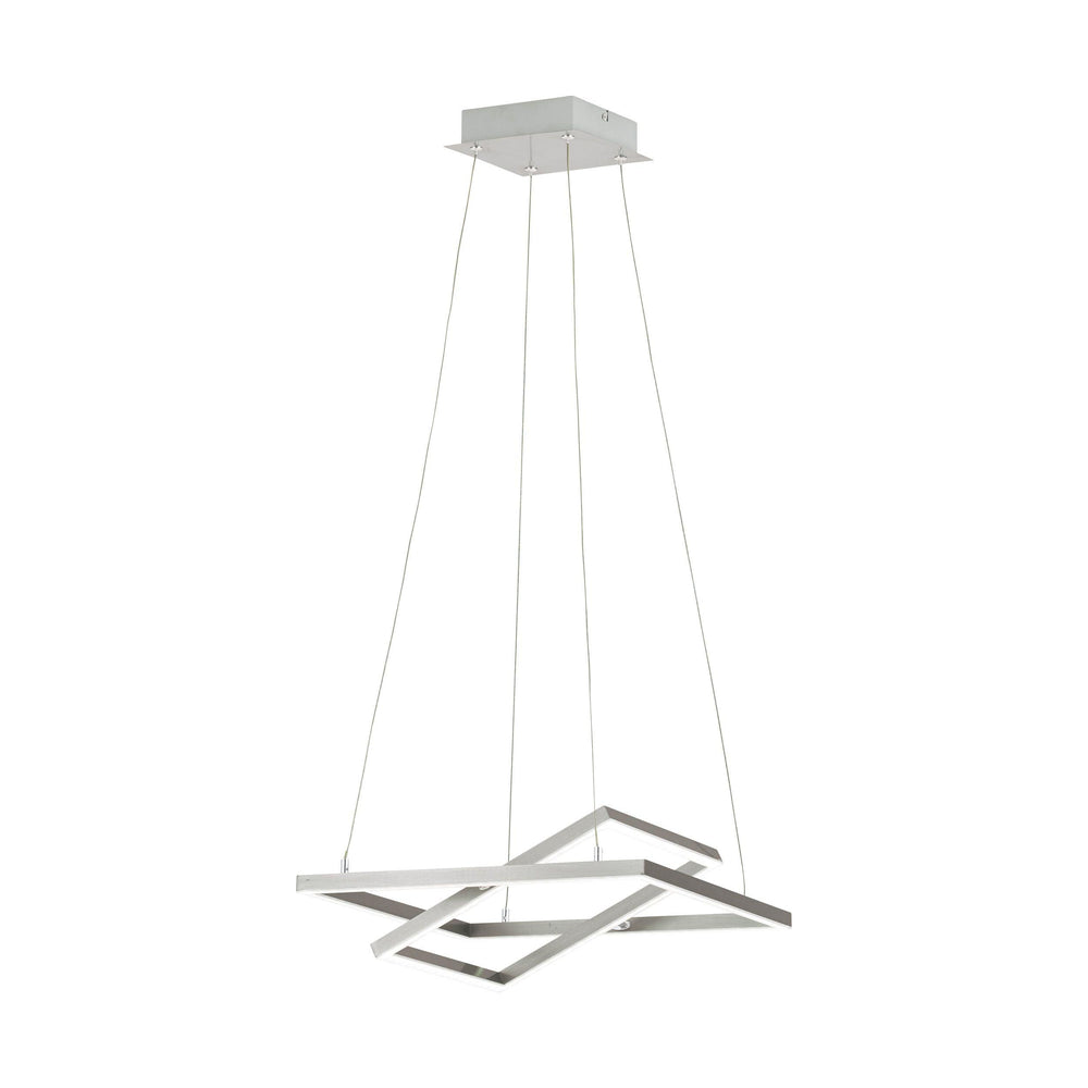 LED Satin Nickel Pendant - LV LIGHTING