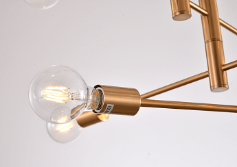 Brass 4 Tier Chandelier - LV LIGHTING