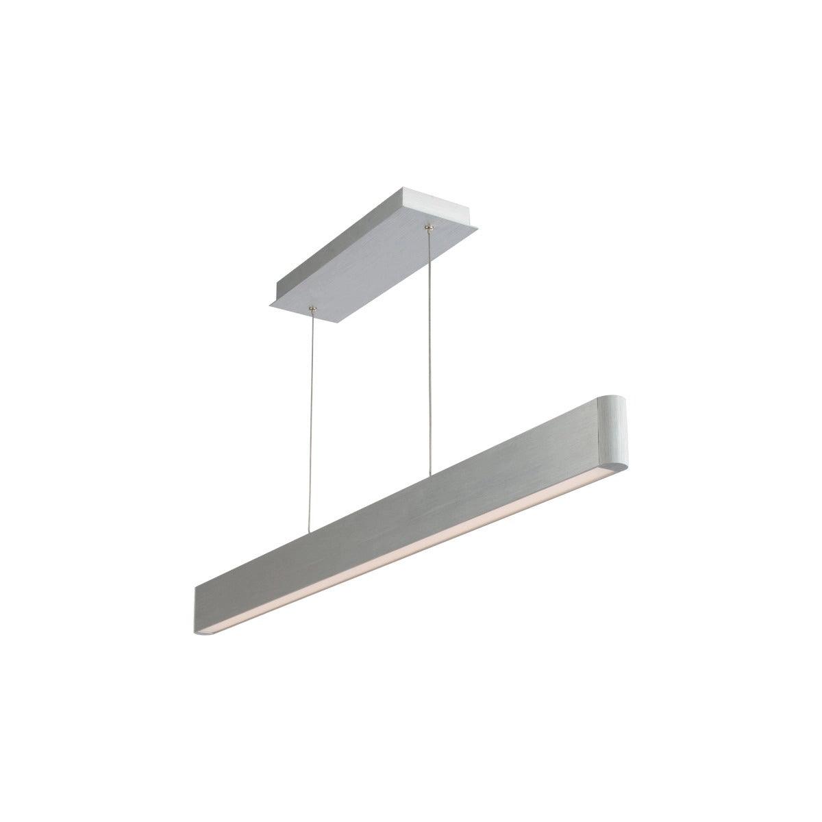 LED Aluminum Frame with Polycarbonate Diffuser Linear Pendant - LV LIGHTING